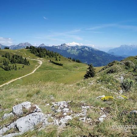 Appartement Montagne La Vallee Verte Coeur Station Hirmentaz Bellevaux Esterno foto
